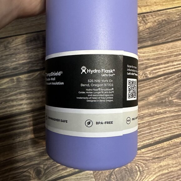 NWT HydroFlask 24oz Wide Flex Cap *Never Used* (Lupine) - Picture 11 of 12